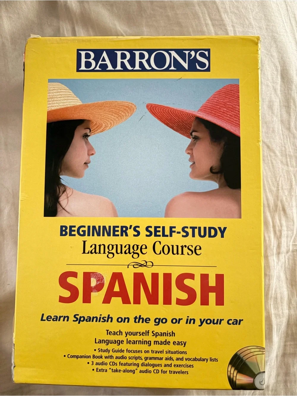 Barron's Beginner's Self-Study Spanish Language Course - Yellow Cover